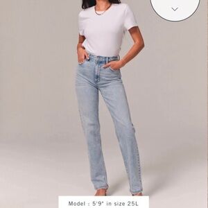 Abercrombie Women's Ultra High Rise Straight Jeans